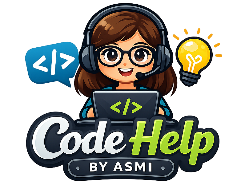 Code Help by Asmi